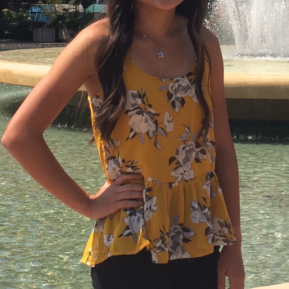 Floral tank top